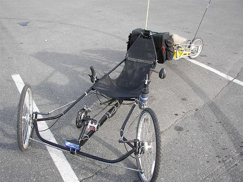 Slingshot recumbent hot sale trike